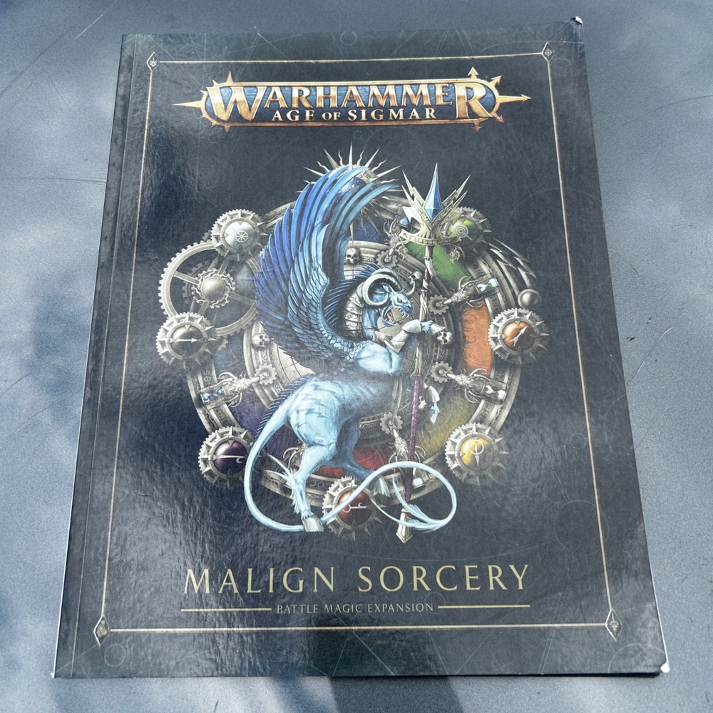 Warhammer Age of Sigmar Malign Sorcery Battle Magic Expansion Book Game Workshop
